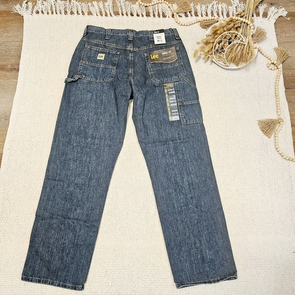 Lee Men's Utility Carpenter Jeans Size 34x32 - Picture 5 of 12